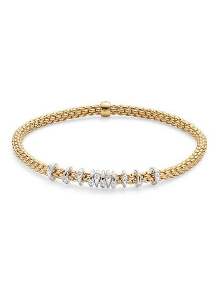FOPE Prima Collection Flex'It Bracelet with Diamond Rings