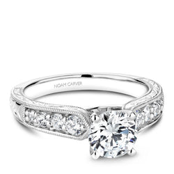 Noam Carver 14K White Gold Diamond Engagement Ring