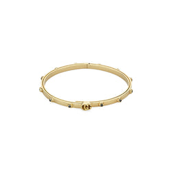 Gucci Yellow Gold GG Running Diamond Bracelet