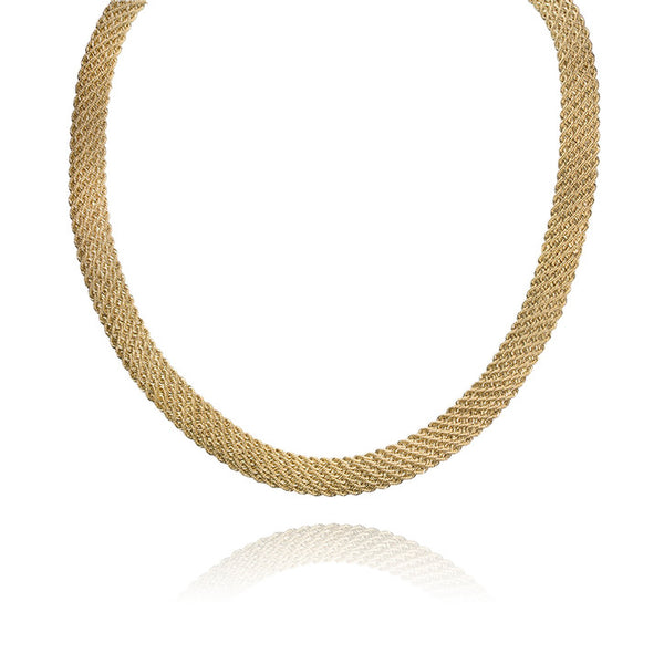 14K Yellow Gold Multi Strand Necklace
